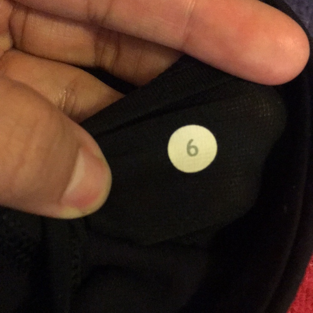Lululemon Breathe Easy Crop 6 Black Mesh Leggings - Picture 5 of 8